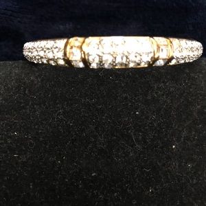 Gold tone finish bangle bracelet